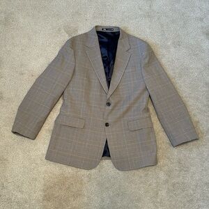 Zara Plaid Suit Jacket